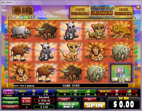 big city five slot machine