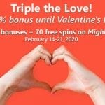 slots capital casino is offering good valentines day gifts plus