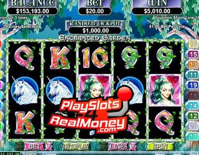 Enchanted Garden Video Slots Review At RTG Casinos