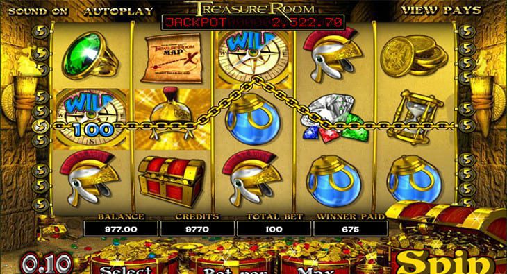 Treasure Room Slot Review & Bonuses | Play Gladiator Themed 3D Slots Online