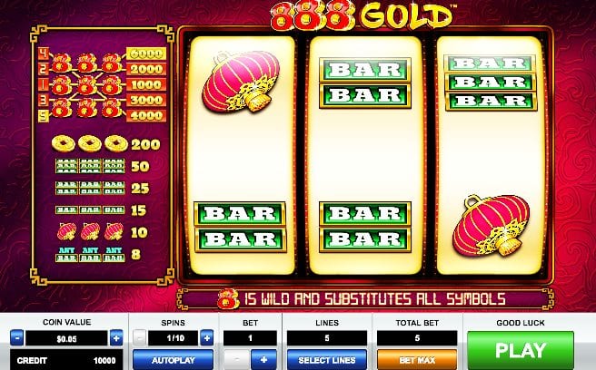 888 casino slot machine