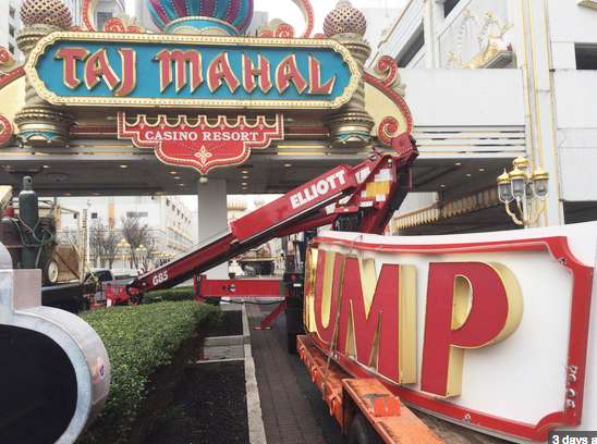 US President’s Name Removed From The Shuttered Trump Taj Mahal