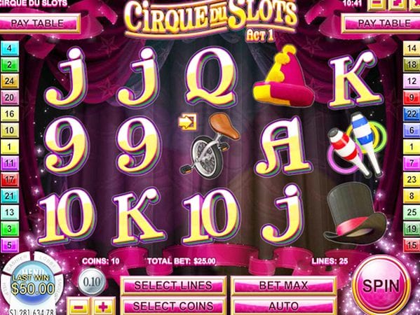 cirque du slots