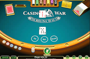 Casino War Table Game Online