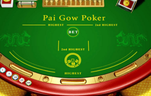 Pai Gow, casino game gow.