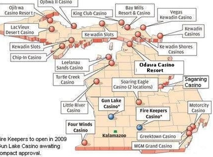 gambling casinos in michigan