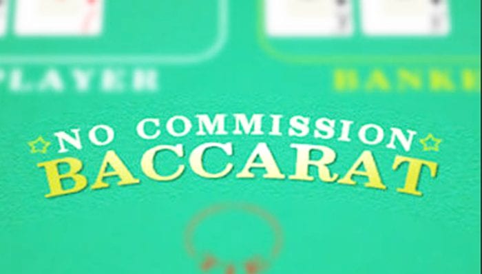 No Commission Baccarat Table Game