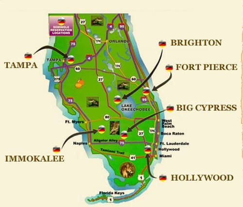 florida casino map