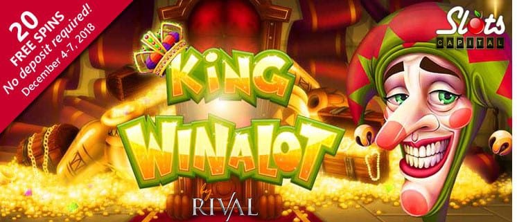 Slots Capital Free Spins Bonus for Rival’s New King Winalot Slots