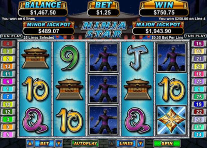 ninja star slots reviews rtg