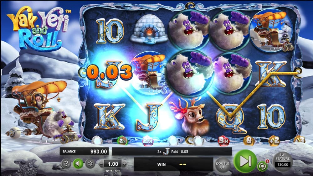 yak yeti and roll slots reviews betsoft