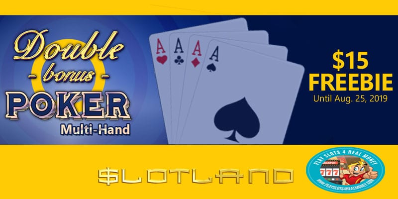 Slotland multi-hand video poker machine