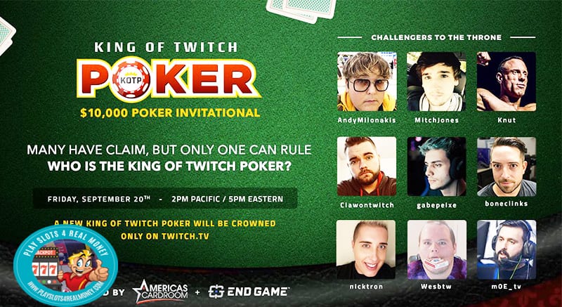 Super Smash Bros Team With King of Twitch Poker Contest