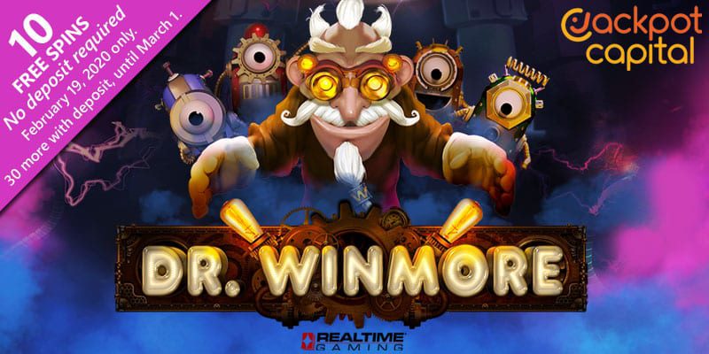 Discover Jackpot Capital Casinos Free Spins Coupon Code This Wednesday on Dr. Winmore, Which Is Open To All Eligible Players