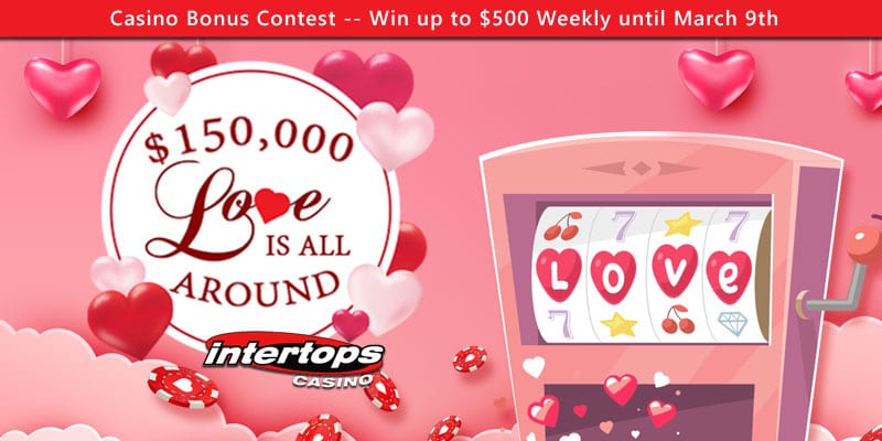 Love And Money Are in The Air This February At Intertops Casino Red