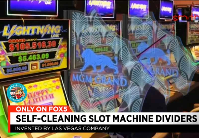 A Self-Cleaning Slot Machine Divider Attracts Interest in Las Vegas