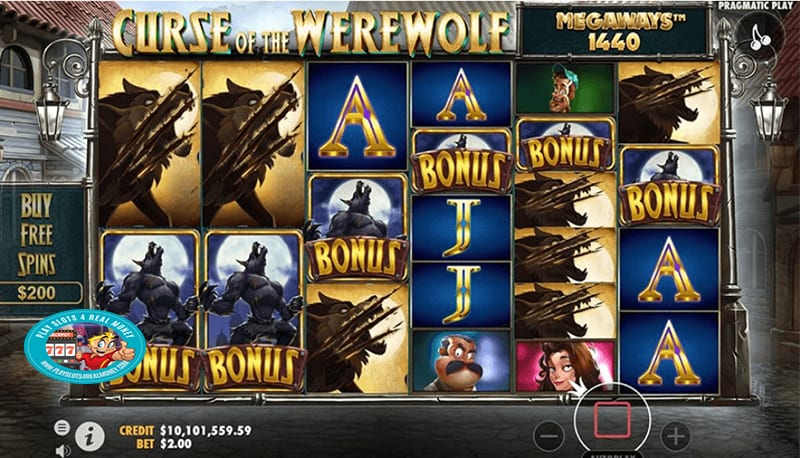 Curse of the Werewolf Megaways slots reviews pragmatic play