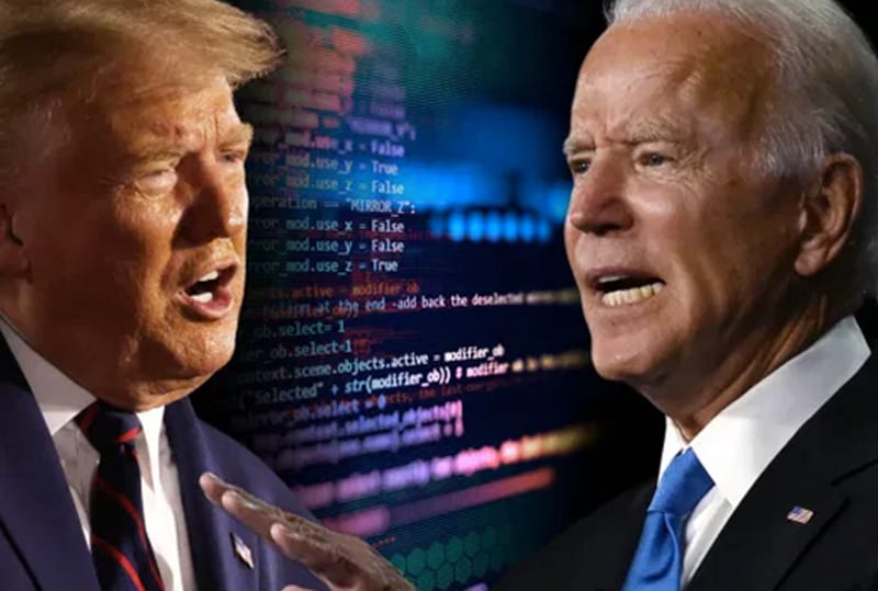 Online Political Betting Odds Between Joe Biden and Donald Trump Tighten