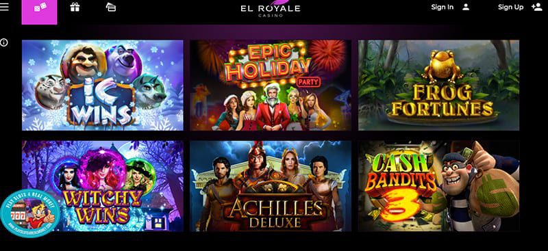 el royale casino login