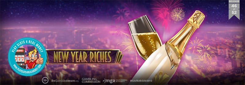 Would You Like To Say Goodbye To 2020 Early? Now You Can Pop The Cork And Celebrate 2021 Early With Play’n GO's New Year Riches New Video Slots Games