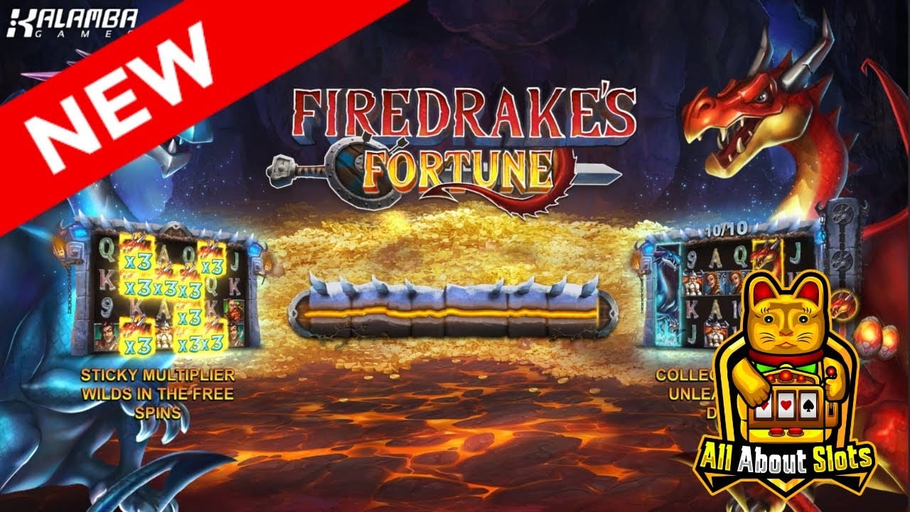 Players Face The Fire Breathing Dragons in Firedrake’s Fortune, Kalamba’s Latest Slots Release