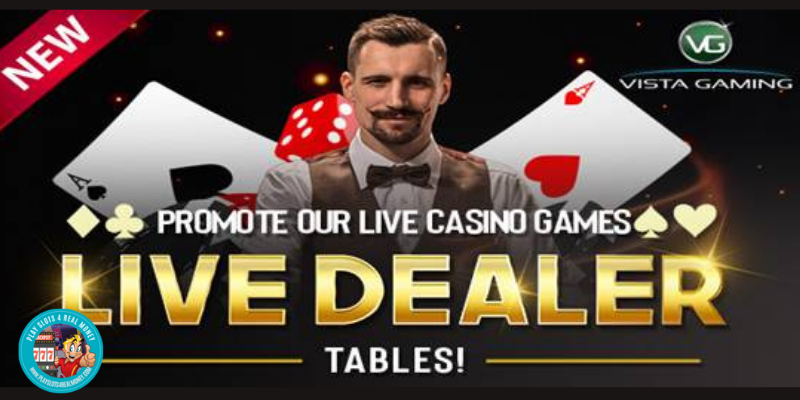 Live Casino Games Are Now Available At VistaGaming Casino Brands