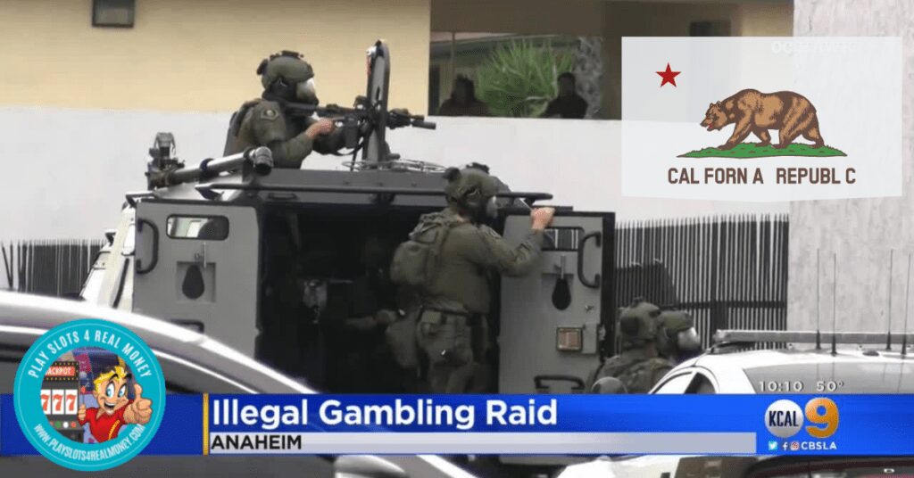 California Authorities Continue To Raid Illegal Gambling Operations