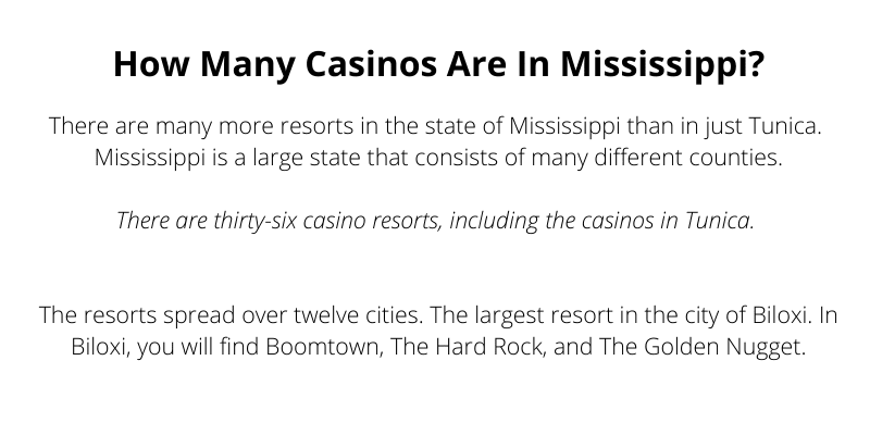 How Many Casinos Are In Mississippi