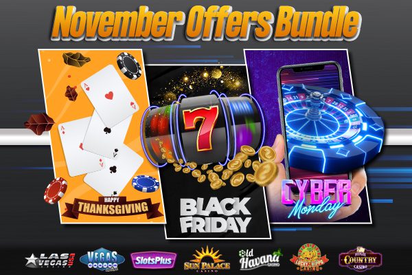 Las Vegas Casino Apps Kick Off Thanksgiving, Black Friday, Cyber Monday Giveaways
