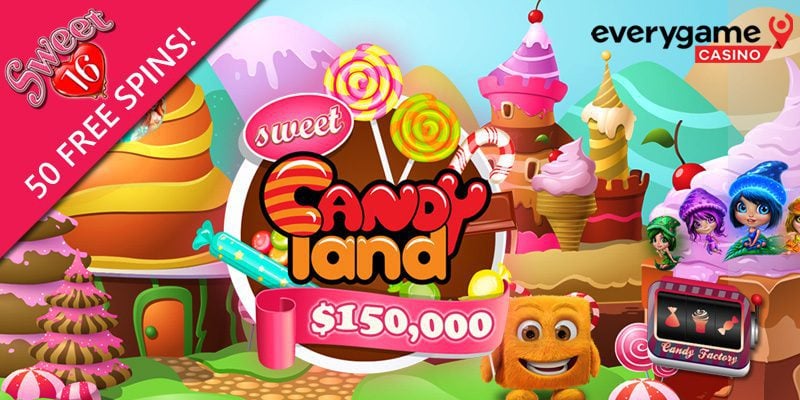 Get a Sugar High with These Free Spins and $150K Candyland Bonus Contest