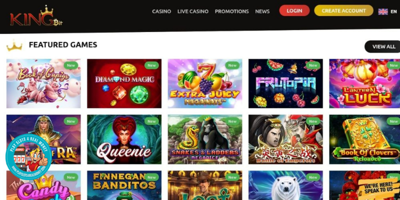 Kingbit casino games