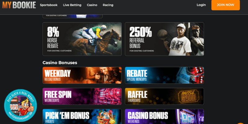 MyBookie.ag Casino Bonus Promos