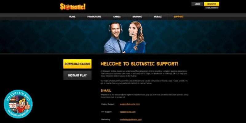 Slotastic Casino Customer Support Review