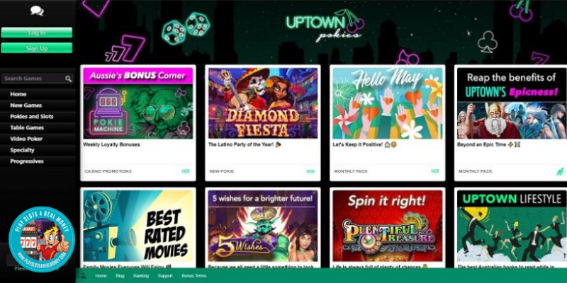 Uptown Pokies Casino Games