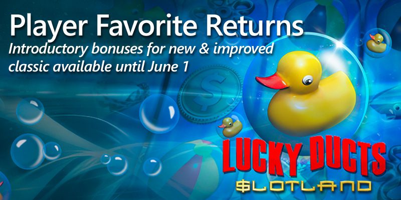 The Very Popular Luck Ducts Slot Machine Is Now Mobile Friendly