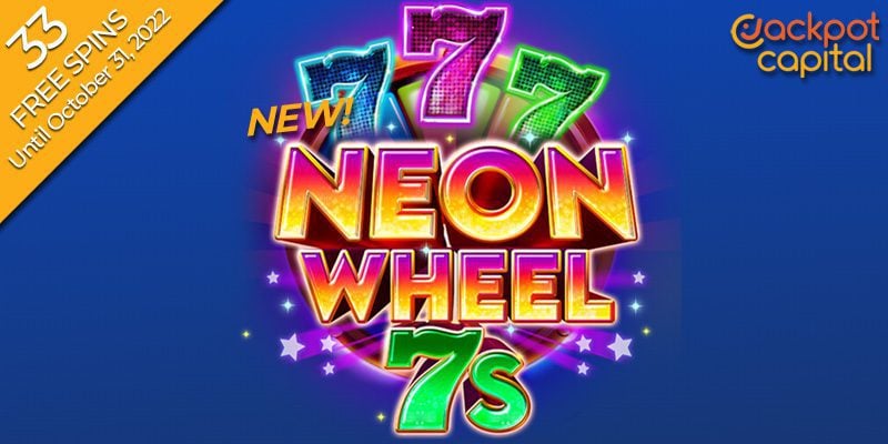 Jackpot Capital Casino Gets Ready To Release RTGs New Neon Wheel 7s