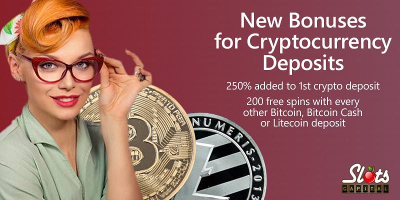 Slots Capital Online Casino Gives 200 Free Spins To Players That Make Crypto Deposits