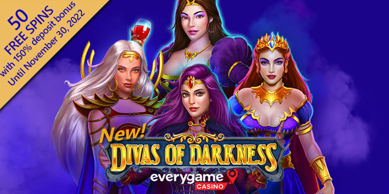 Don't Get Spooked The Divas of Darkness Halloween Slot Is Now Live