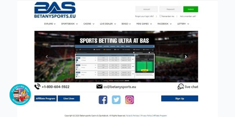 BetAnySports Screen Shot