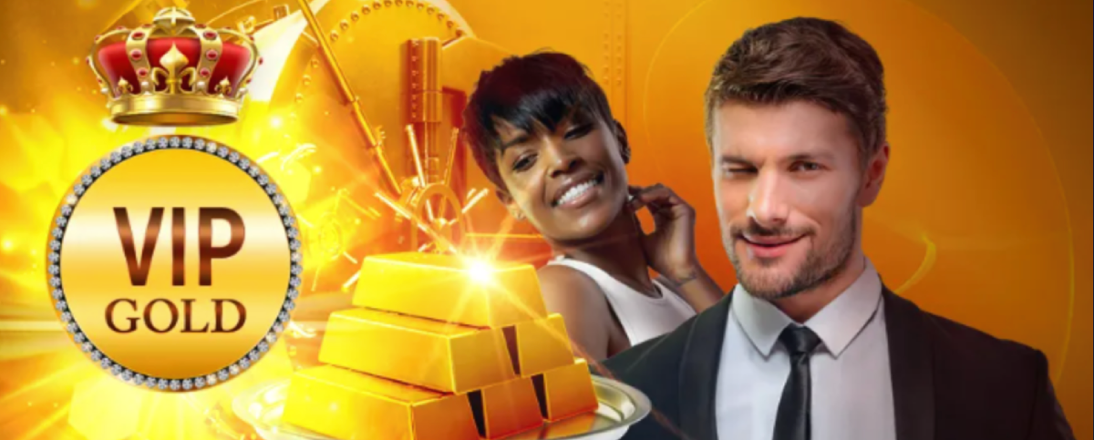 screenshot of slotlands vip gold membership banner