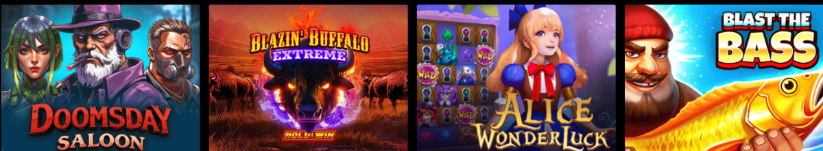 Slot machines at Decode Casino