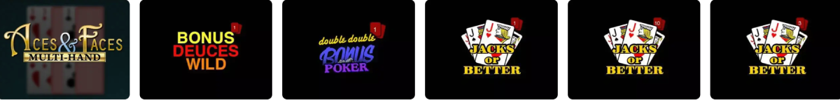 video poker games